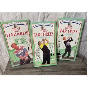 1996 Golf Books Set Of 3 Chartwell Play Winning Golf Books